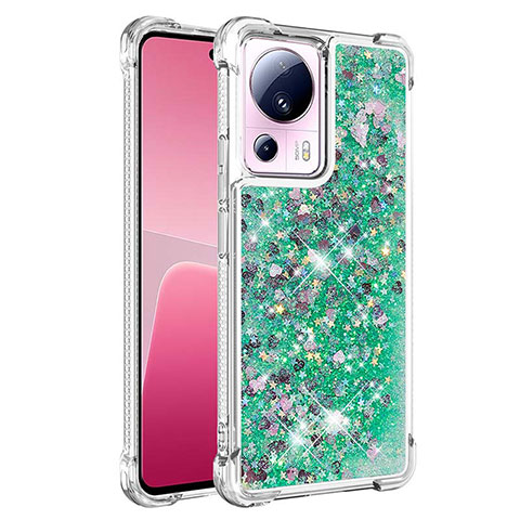 Custodia Silicone Cover Morbida Bling-Bling S03 per Xiaomi Mi 12 Lite NE 5G Verde