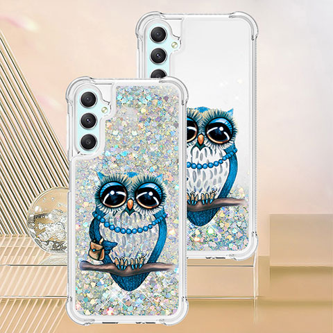 Custodia Silicone Cover Morbida Bling-Bling YB1 per Samsung Galaxy A24 4G Multicolore