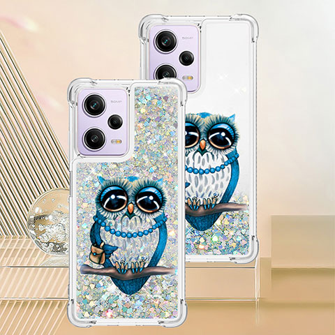 Custodia Silicone Cover Morbida Bling-Bling YB1 per Xiaomi Redmi Note 12 Pro 5G Multicolore