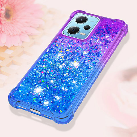 Custodia Silicone Cover Morbida Bling-Bling YB2 per Xiaomi Poco X5 5G Viola