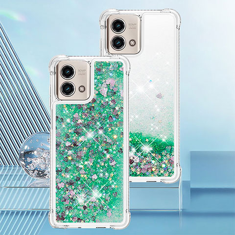 Custodia Silicone Cover Morbida Bling-Bling YB3 per Motorola Moto G Stylus (2023) 5G Verde