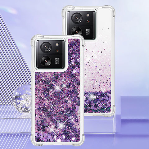 Custodia Silicone Cover Morbida Bling-Bling YB3 per Xiaomi Mi 13T 5G Viola