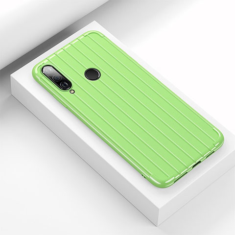 Custodia Silicone Cover Morbida Line C01 per Huawei Nova 4e Verde