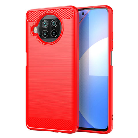 Custodia Silicone Cover Morbida Line C01 per Xiaomi Mi 10T Lite 5G Rosso