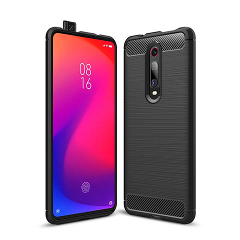 Custodia Silicone Cover Morbida Line C01 per Xiaomi Mi 9T Nero