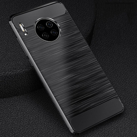 Custodia Silicone Cover Morbida Line C02 per Huawei Mate 30 5G Nero