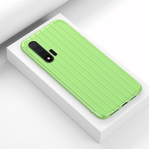 Custodia Silicone Cover Morbida Line C02 per Huawei Nova 6 Verde