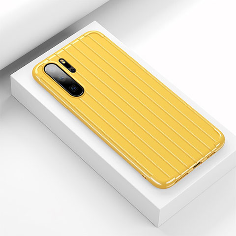 Custodia Silicone Cover Morbida Line C02 per Huawei P30 Pro New Edition Giallo