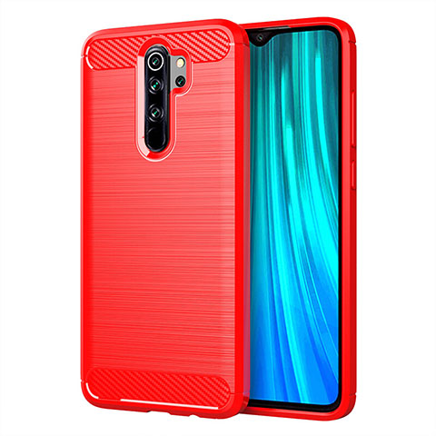 Custodia Silicone Cover Morbida Line C03 per Xiaomi Redmi Note 8 Pro Rosso