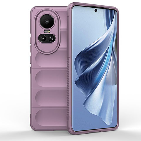 Custodia Silicone Cover Morbida Line KC1 per Oppo Reno10 Pro 5G Grigio