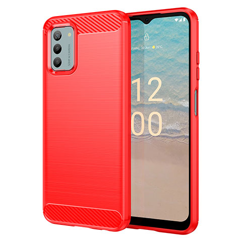 Custodia Silicone Cover Morbida Line MF1 per Nokia G42 5G Rosso