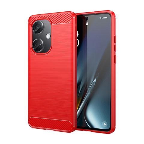 Custodia Silicone Cover Morbida Line MF1 per Oppo K11 5G Rosso