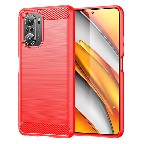 Custodia Silicone Cover Morbida Line MF1 per Xiaomi Mi 11i 5G Rosso