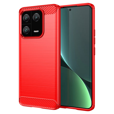 Custodia Silicone Cover Morbida Line MF1 per Xiaomi Mi 13 Pro 5G Rosso