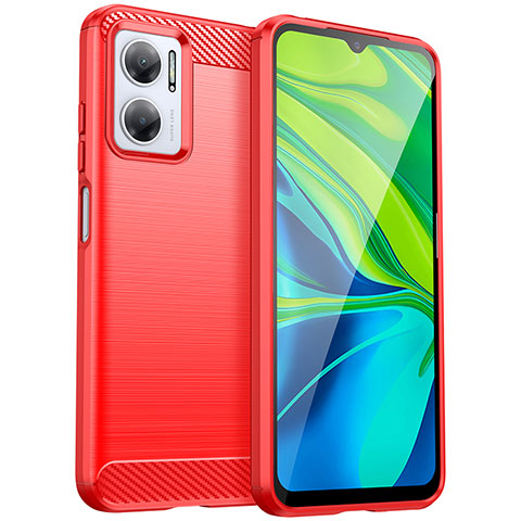 Custodia Silicone Cover Morbida Line MF1 per Xiaomi Redmi 10 Prime Plus 5G Rosso