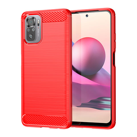 Custodia Silicone Cover Morbida Line MF1 per Xiaomi Redmi Note 11 SE India 4G Rosso