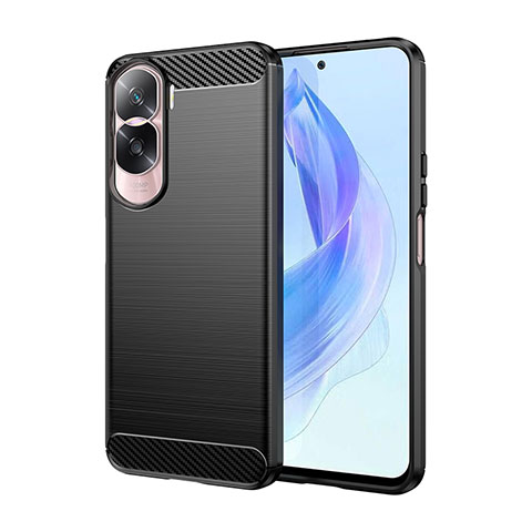 Custodia Silicone Cover Morbida Line per Huawei Honor 90 Lite 5G Nero