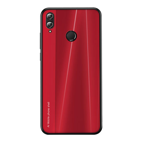 Custodia Silicone Cover Morbida Line per Huawei Honor V10 Lite Rosso