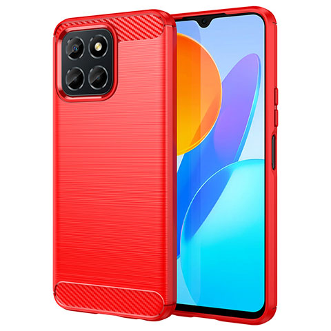 Custodia Silicone Cover Morbida Line per Huawei Honor X6a Rosso