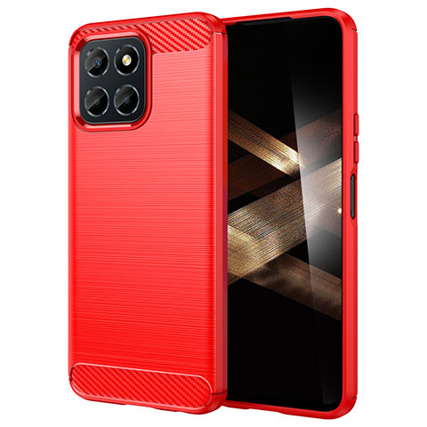 Custodia Silicone Cover Morbida Line per Huawei Honor X8b Rosso