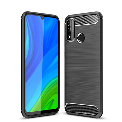 Custodia Silicone Cover Morbida Line per Huawei Nova Lite 3 Plus Nero