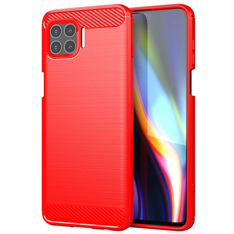 Custodia Silicone Cover Morbida Line per Motorola Moto G 5G Plus Rosso