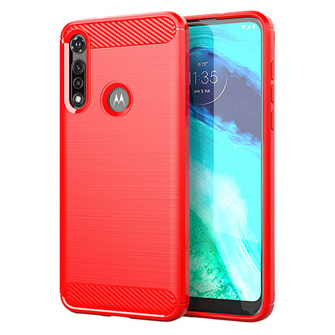 Custodia Silicone Cover Morbida Line per Motorola Moto G Fast Rosso