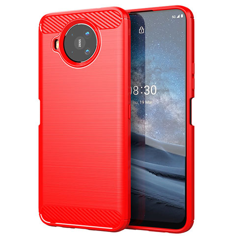 Custodia Silicone Cover Morbida Line per Nokia 8.3 5G Rosso