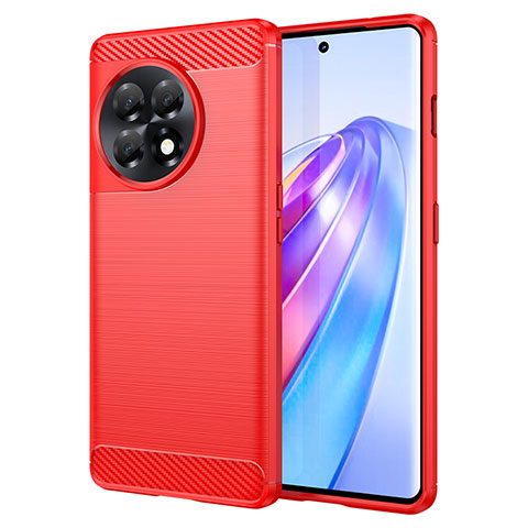 Custodia Silicone Cover Morbida Line per OnePlus Ace 2 5G Rosso