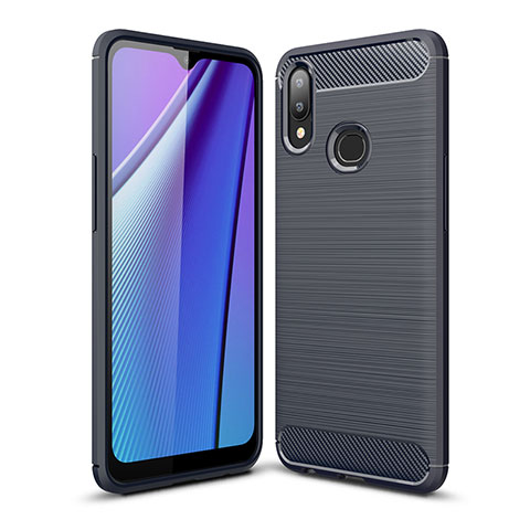 Custodia Silicone Cover Morbida Line per Samsung Galaxy A10s Blu