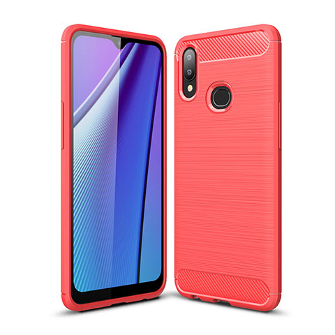 Custodia Silicone Cover Morbida Line per Samsung Galaxy A10s Rosso