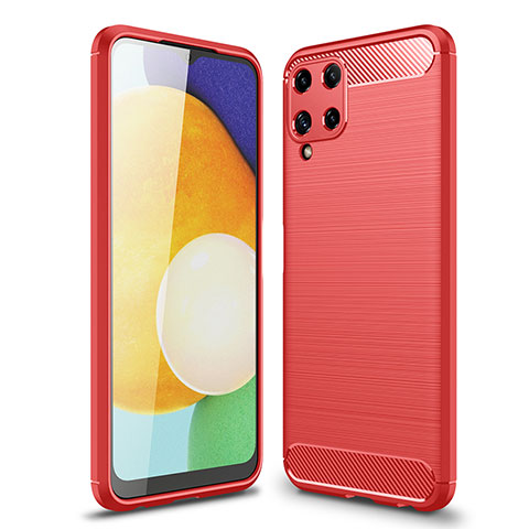 Custodia Silicone Cover Morbida Line per Samsung Galaxy A22 4G Rosso