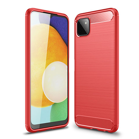 Custodia Silicone Cover Morbida Line per Samsung Galaxy A22s 5G Rosso