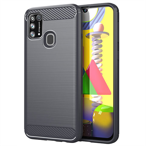 Custodia Silicone Cover Morbida Line per Samsung Galaxy M31 Prime Edition Grigio