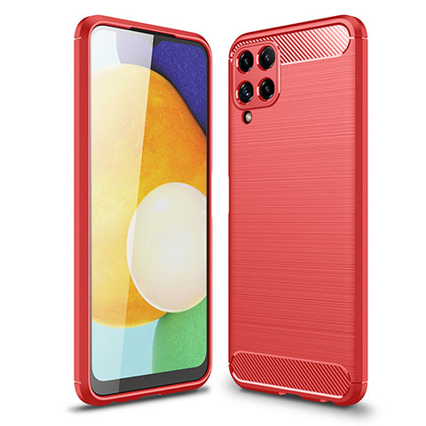 Custodia Silicone Cover Morbida Line per Samsung Galaxy M32 4G Rosso