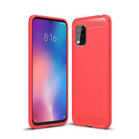 Custodia Silicone Cover Morbida Line per Xiaomi Mi 10 Lite Rosso