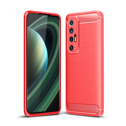 Custodia Silicone Cover Morbida Line per Xiaomi Mi 10S 5G Rosso