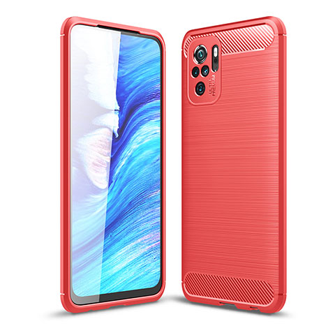 Custodia Silicone Cover Morbida Line per Xiaomi Poco M5S Rosso