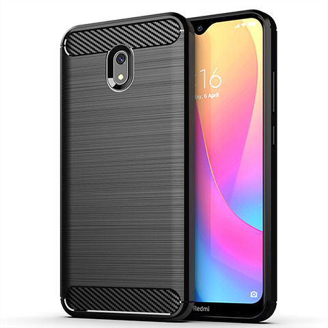 Custodia Silicone Cover Morbida Line per Xiaomi Redmi 8A Nero