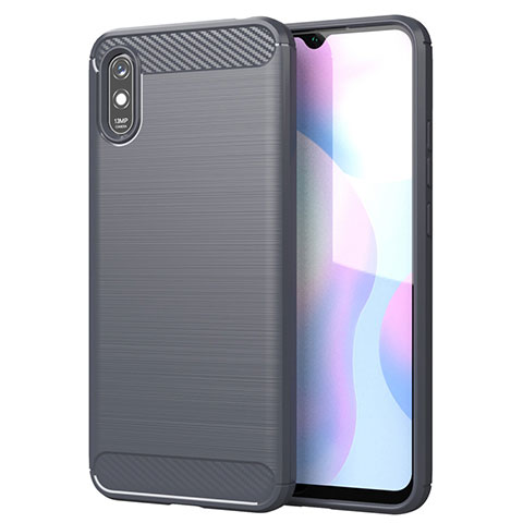 Custodia Silicone Cover Morbida Line per Xiaomi Redmi 9AT Grigio