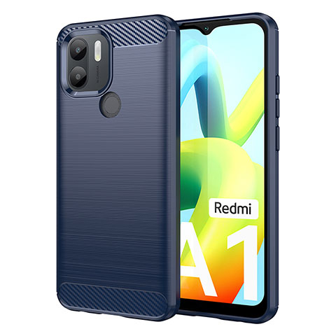 Custodia Silicone Cover Morbida Line per Xiaomi Redmi A2 Blu