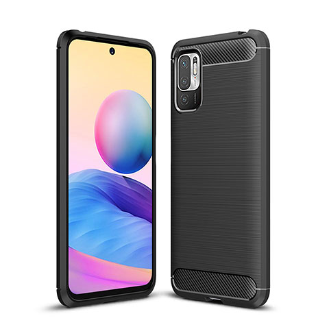 Custodia Silicone Cover Morbida Line per Xiaomi Redmi Note 10 5G Nero