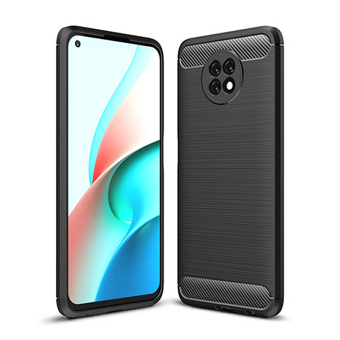 Custodia Silicone Cover Morbida Line per Xiaomi Redmi Note 9 5G Nero