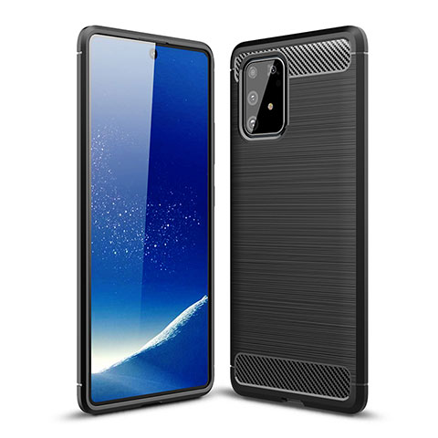 Custodia Silicone Cover Morbida Line WL1 per Samsung Galaxy S10 Lite Nero