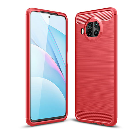 Custodia Silicone Cover Morbida Line WL1 per Xiaomi Mi 10i 5G Rosso