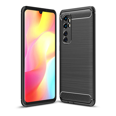 Custodia Silicone Cover Morbida Line WL1 per Xiaomi Mi Note 10 Lite Nero