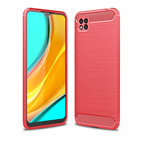 Custodia Silicone Cover Morbida Line WL1 per Xiaomi POCO C31 Rosso