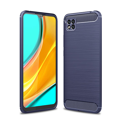 Custodia Silicone Cover Morbida Line WL1 per Xiaomi Redmi 9C Blu