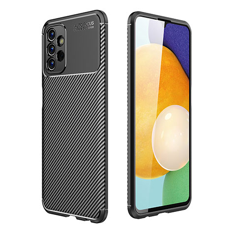 Custodia Silicone Cover Morbida Spigato per Samsung Galaxy A13 4G Nero