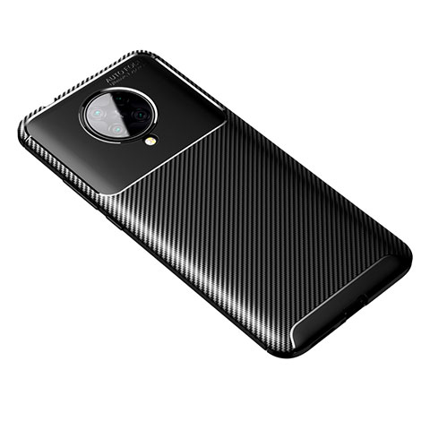 Custodia Silicone Cover Morbida Spigato Y01 per Xiaomi Redmi K30 Pro 5G Nero